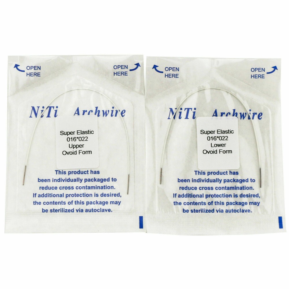 10Packs Dental Orthodontic Super Elastic Niti Arch Wire Rectangular Color Coded