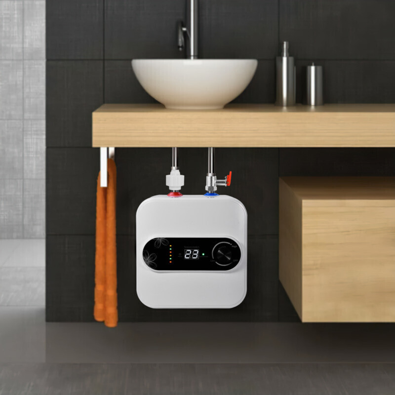 Fast Heat Electric Instant Hot Water Heater Under Sink Small Water Tank Kitchen