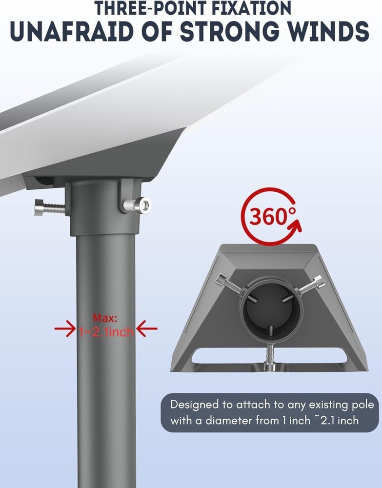 Starlink Gen3 Pole Mount Kit Adapter - Easy to Install & Durable Design
