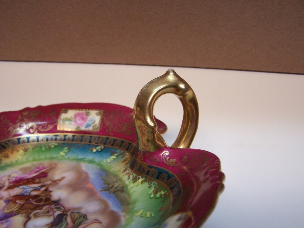 ERDMANN SCHLEGELMILCH SMALL THREE COMPARTMENT NAPPY DISH B 1891 MARK