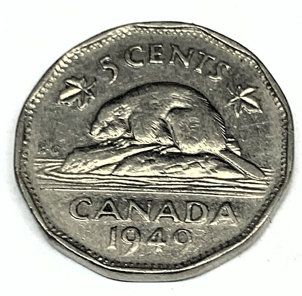 # C1689   CANADA    COIN,     FIVE CENTS   1949