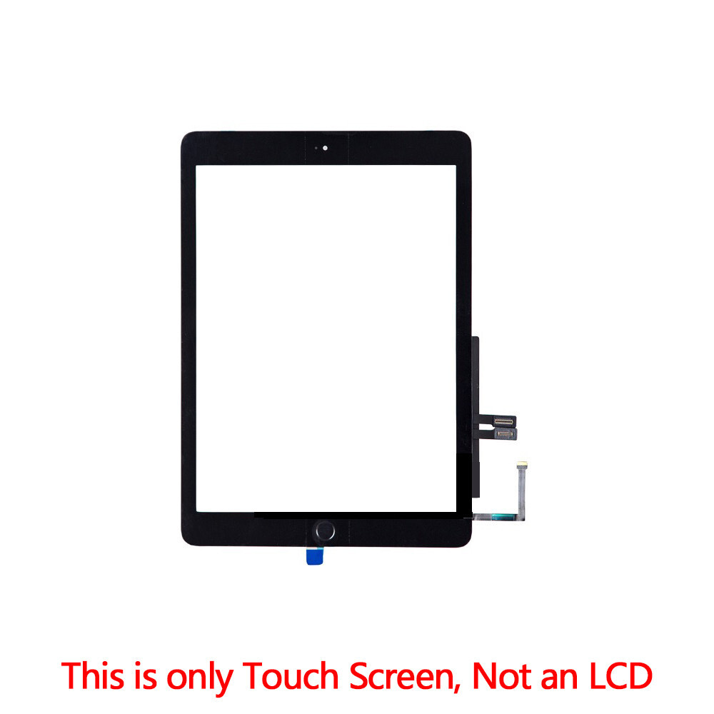 For iPad 9.7 6th Gen 2018 A1893 A1954 Touch Screen Digitizer Replace Home Button