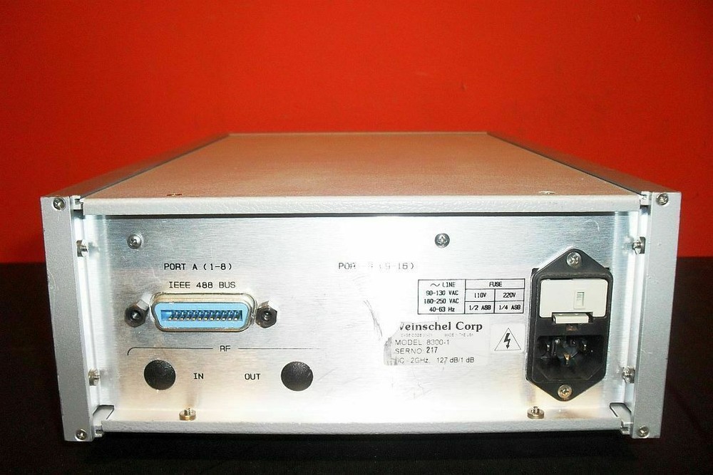 Weinschel 8300-1 DC to 2.0 GHz Programmable Attenuator
