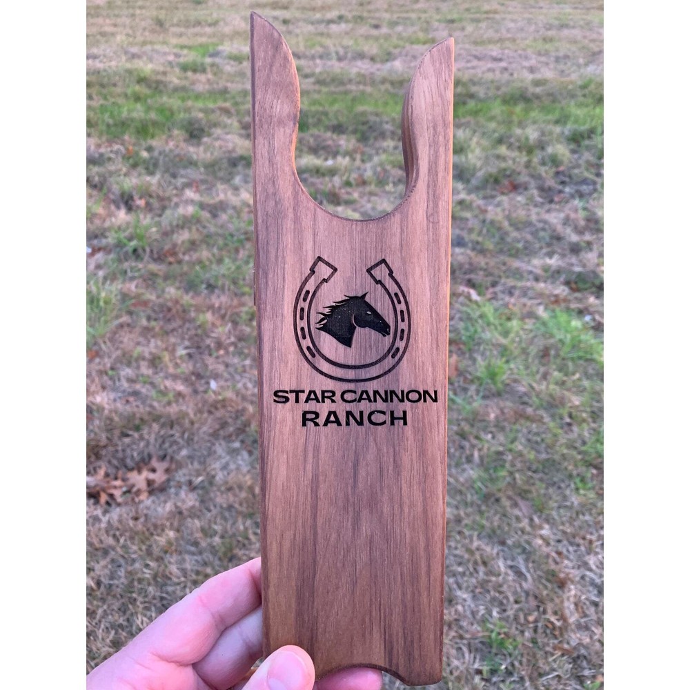 Personalized Rustic Walnut Boot Jack