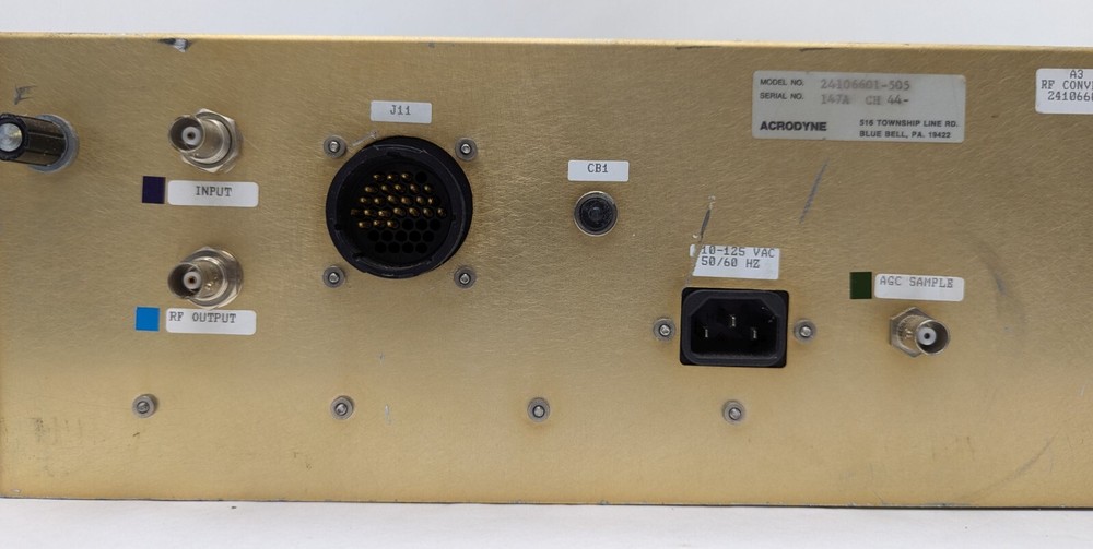 Acrodyne RF Signal Converter Model No. 24106601-505 Rack Mountable -Working Pull