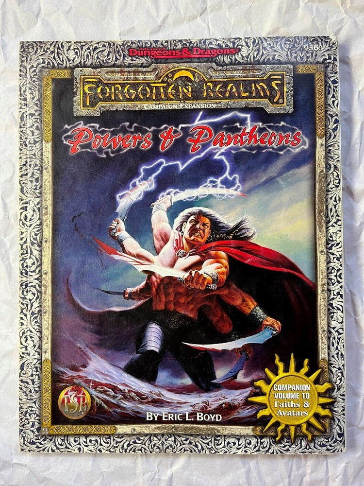 Powers & Pantheons Forgotten Realms Advanced Dungeons Dragons AD&D TSR 9563