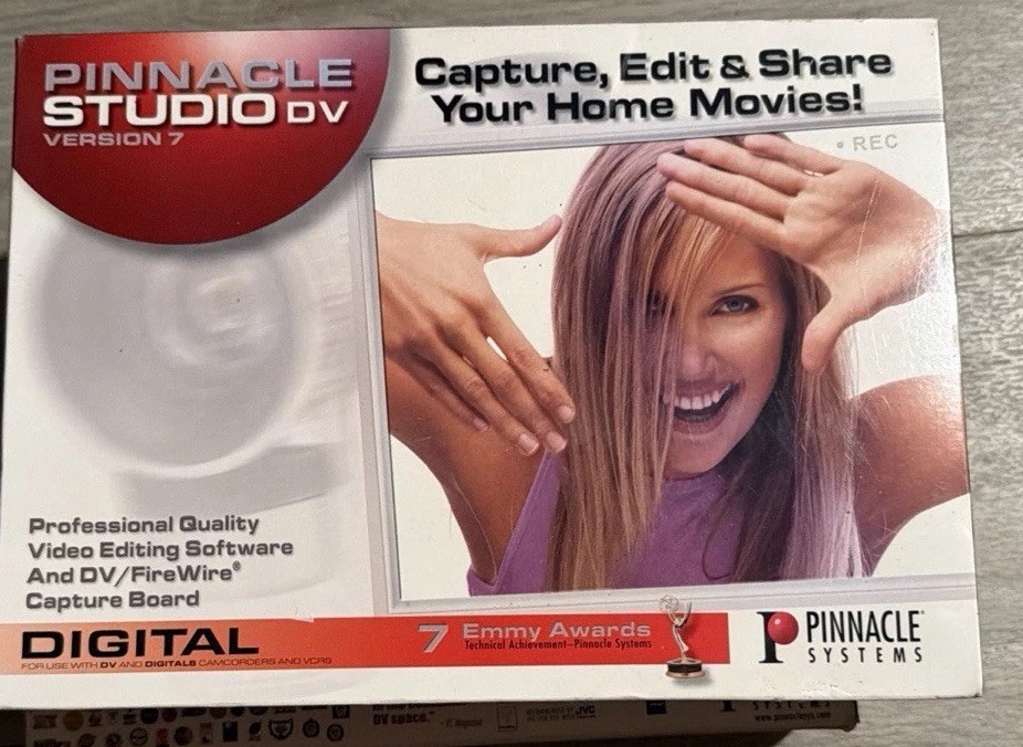 Pinnacle Systems Studio DV Version 7 Video Editing Software Windows CD