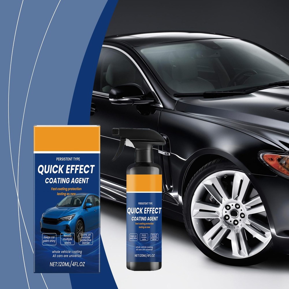 Advanced Car Quick-acting Coating Agent Spray, Persistent 4 Fl Oz (Pack of 2)