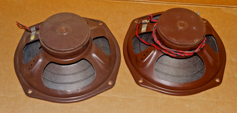 2 x Jensen C8R Speakers* 8 ohm*1966*Tested Good*#6