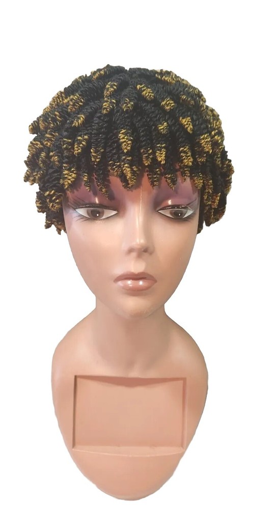 Braided Wig Handmade  Micro  Braids,  Short Braid