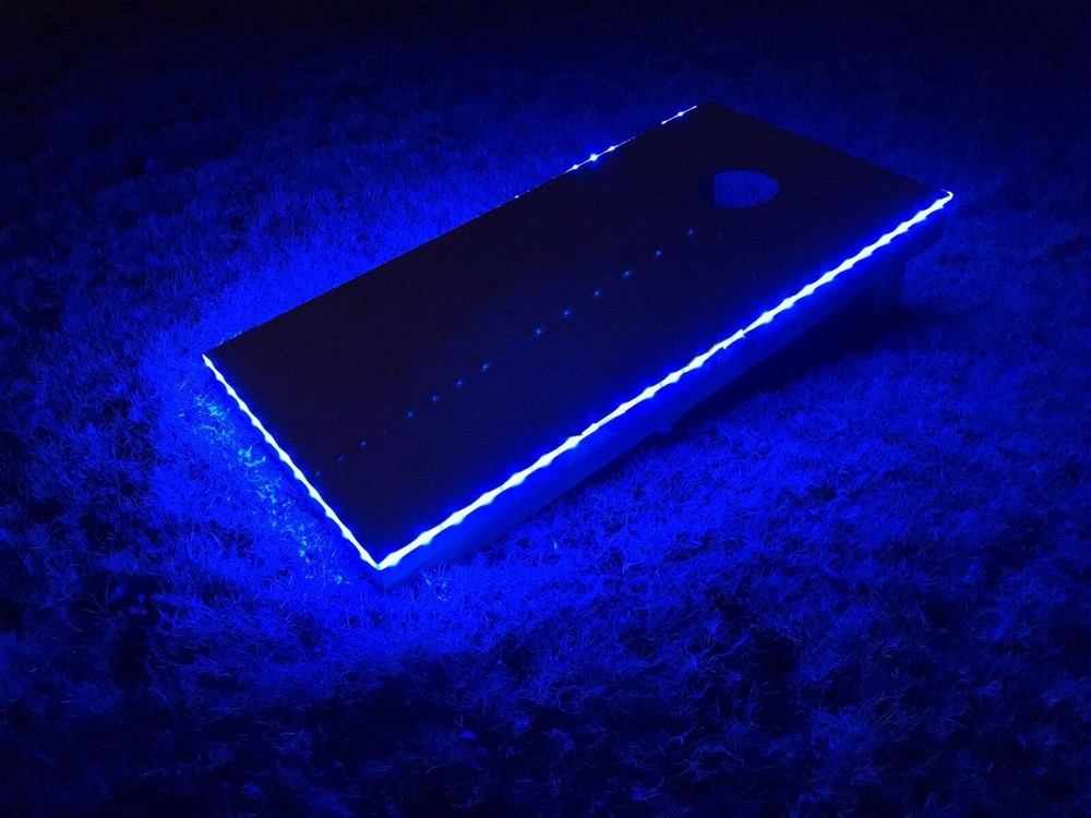 Blue LED Pool Billiard Table Lighting KIT - light your pool table Felt - BRIGHT