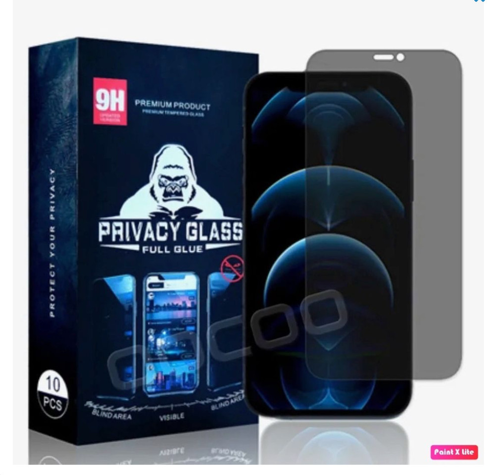3 Pack - Tempered Glass Privacy Screen Protector - iPhone 16 PRO MAX