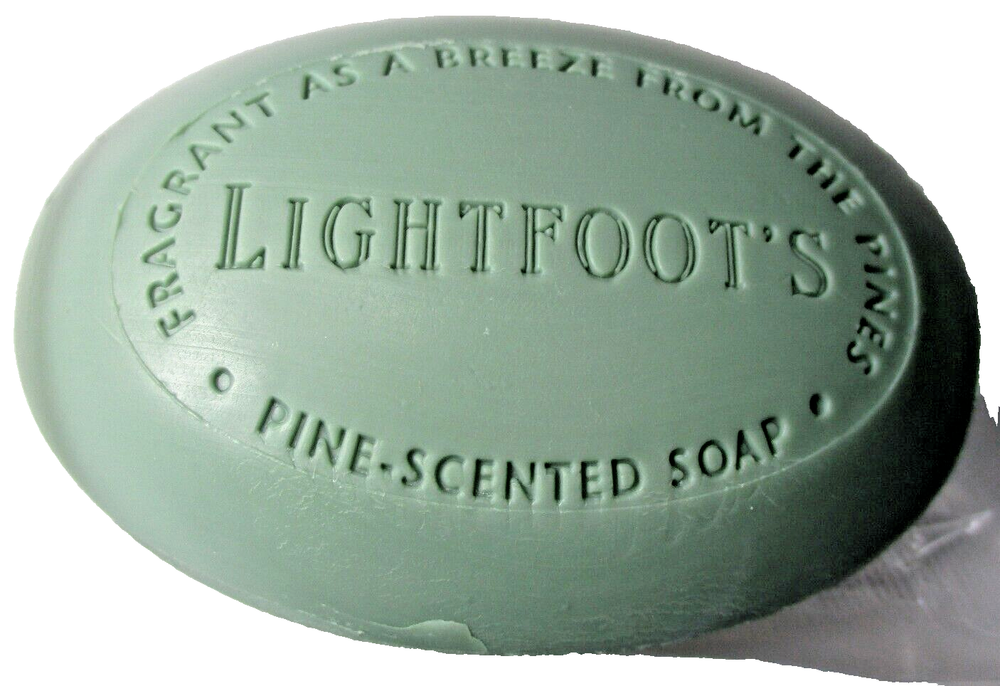 Lightfoots Fragrant Pine Bar Soap Hard Milled & Moisturizing 10-Pack 5.8 oz