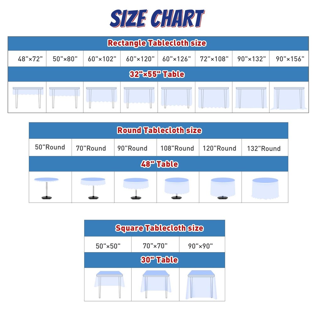 Sequin Tablecloth Round 70" Navy Blue