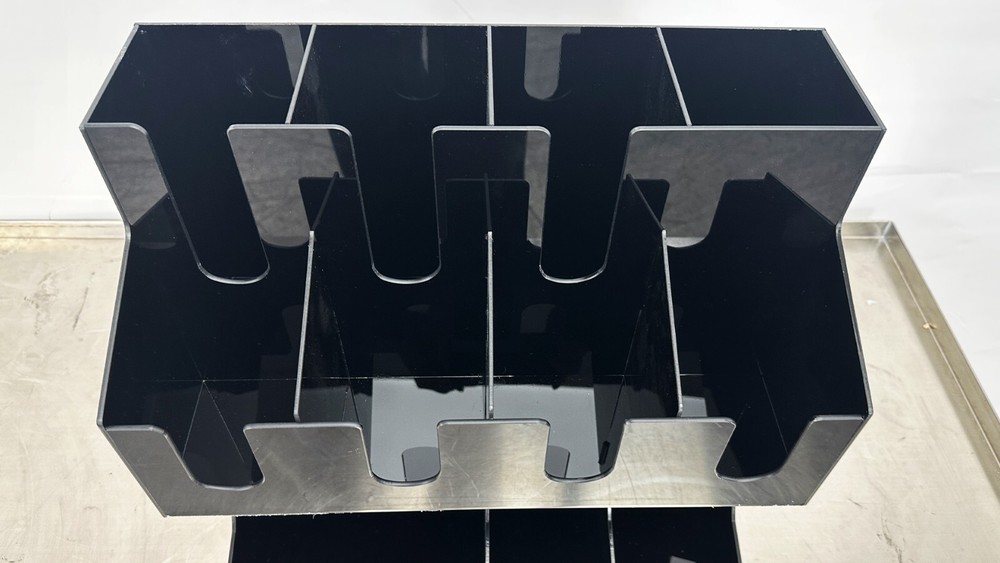 2 Tier Cup Holder Organizer Dispenser Rack With Condiment Station