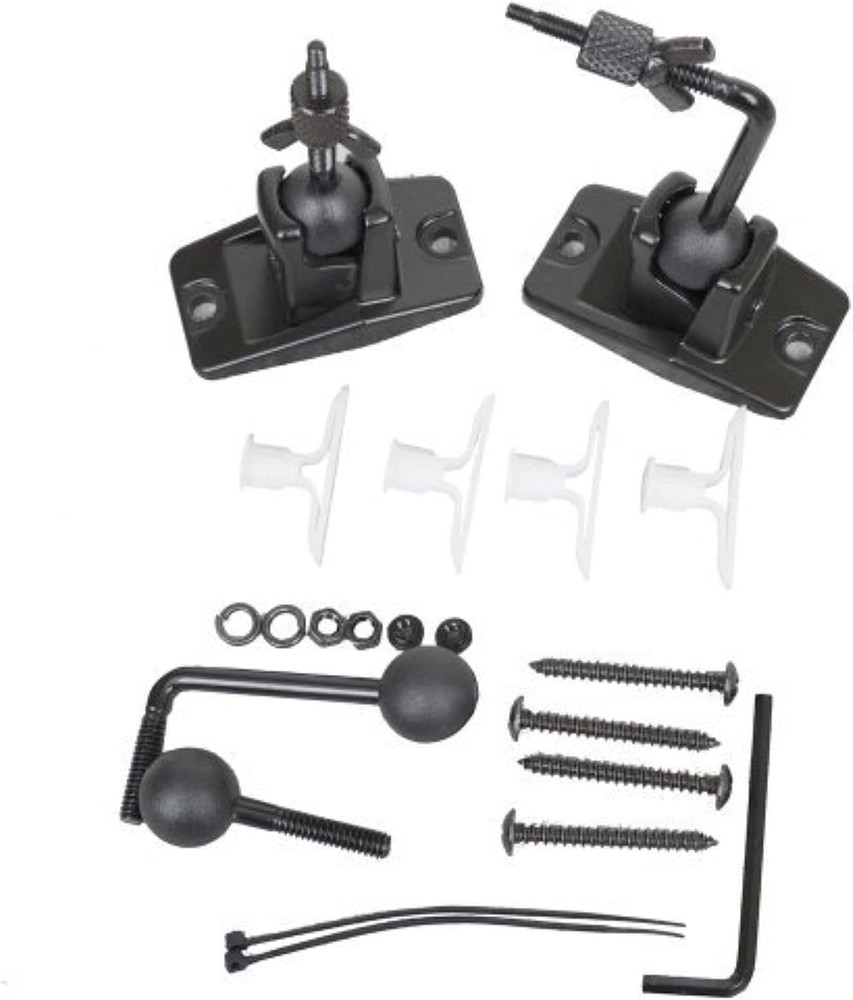 Videosecu Speaker Wall Ceiling Mount Bracket One Pair for Universal Satellite