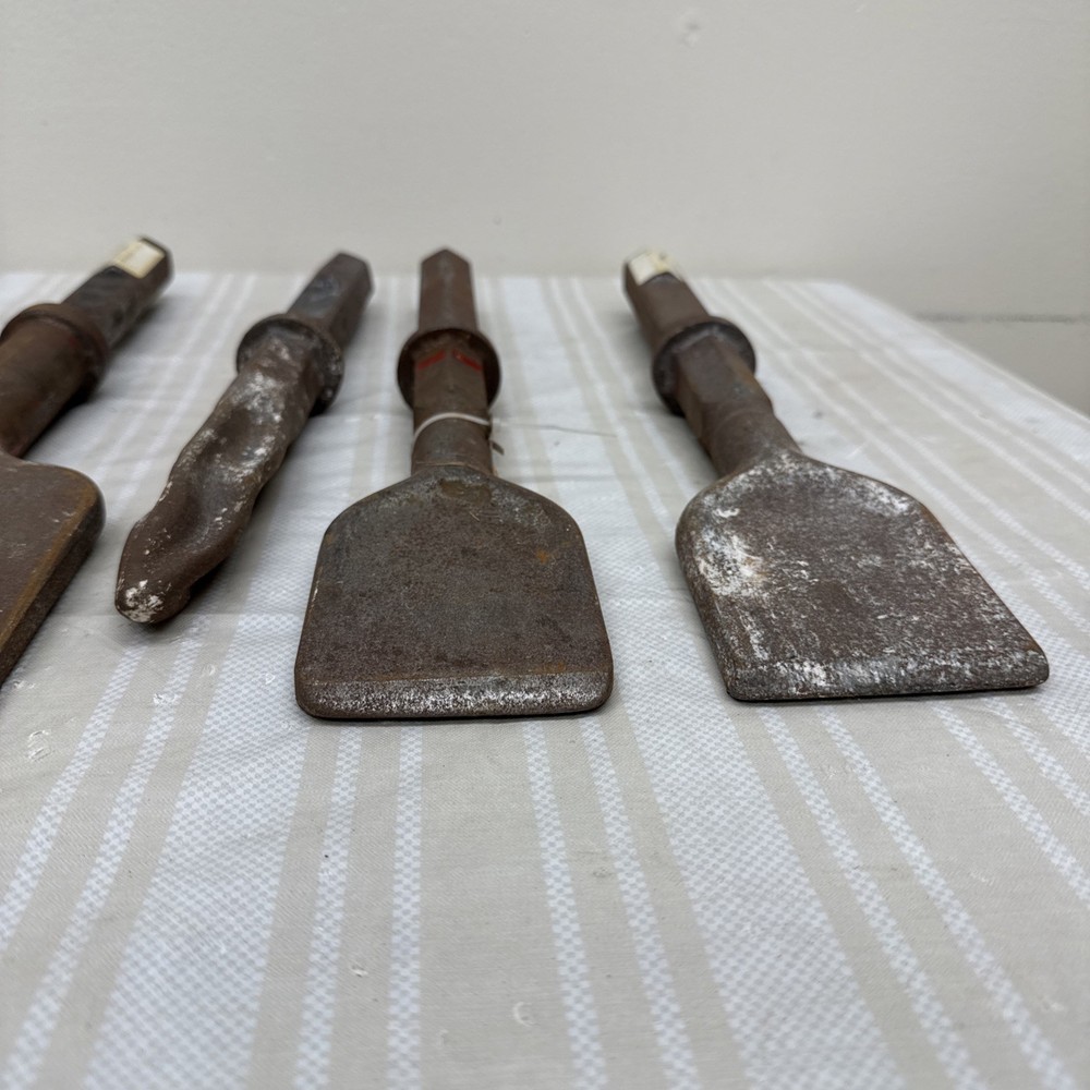 Jack Hammer Chisel Bit set lot of 5