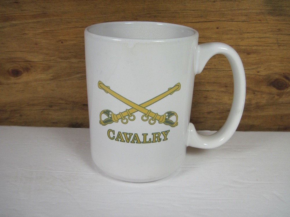 U.S. ARMY CAVALRY COFFEE CUP