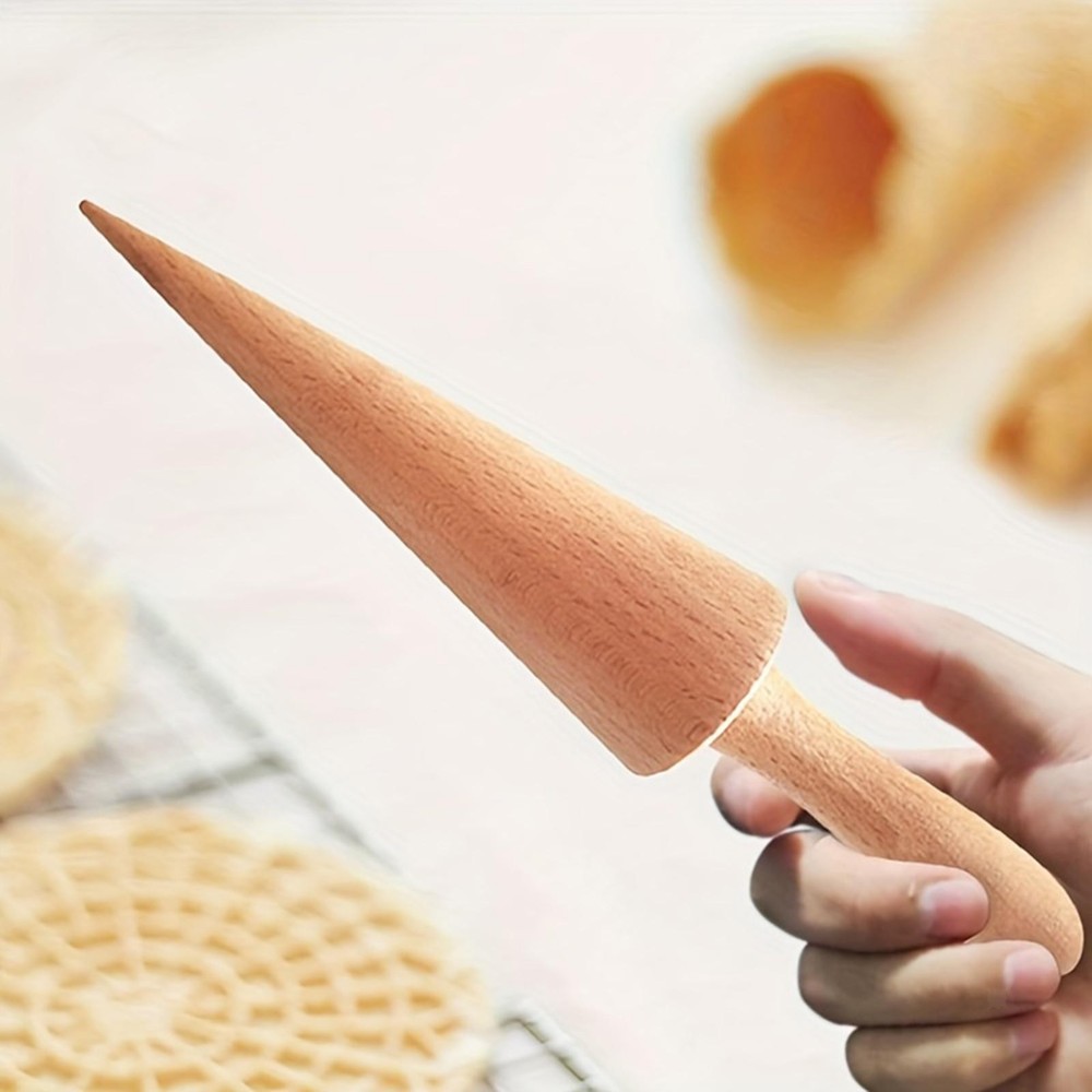 Ice Cream Cone Maker Kitchen Tool DIY Egg Roll Pastry Baking