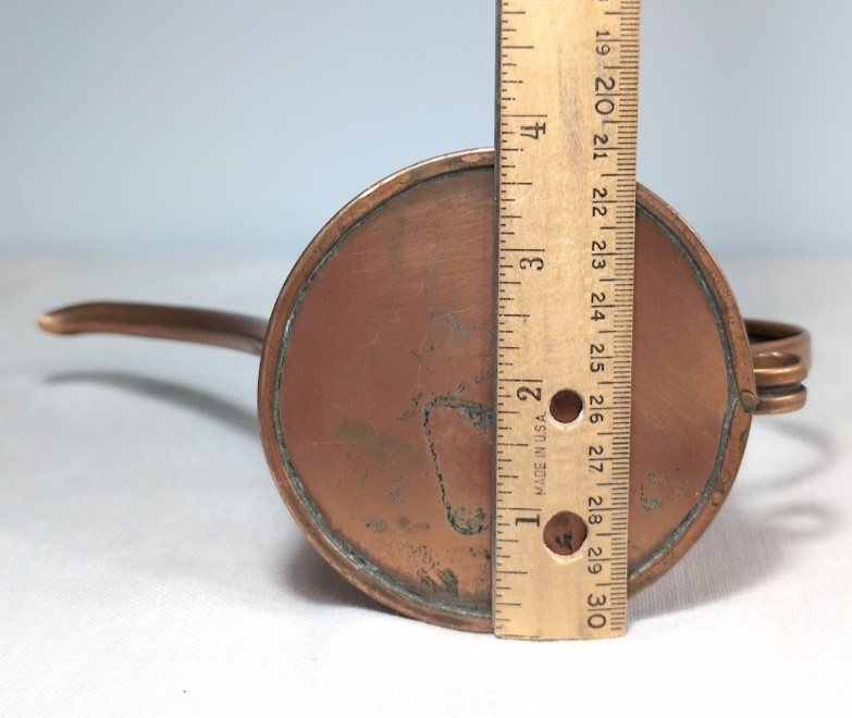 Vintage Gregorian Hand Hammered Solid Copper Watering Can Pitcher Garden Decor