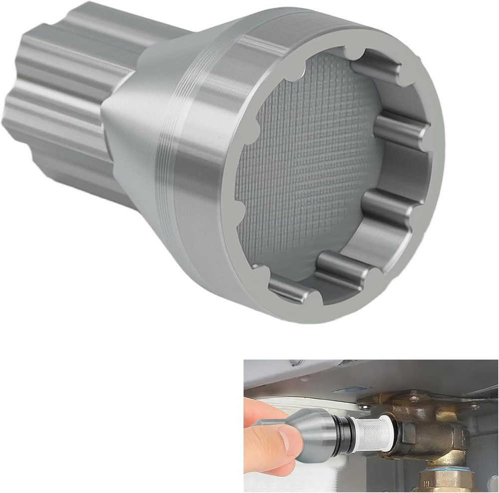 3-In-1 Inlet Filter Removal Tool Compatible with Rinnai Water Heaters, Works wit