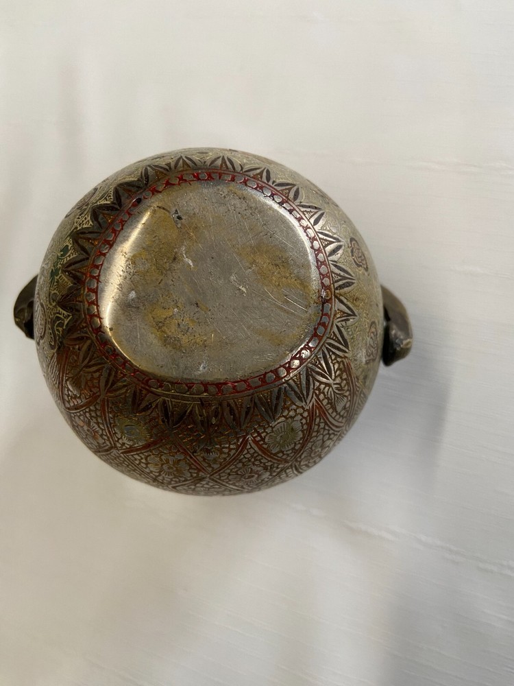 Antique Vintage Brass Tea Pot