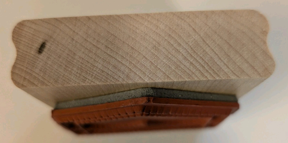 Wood/Rubber Stamp Pocket Double Stitch