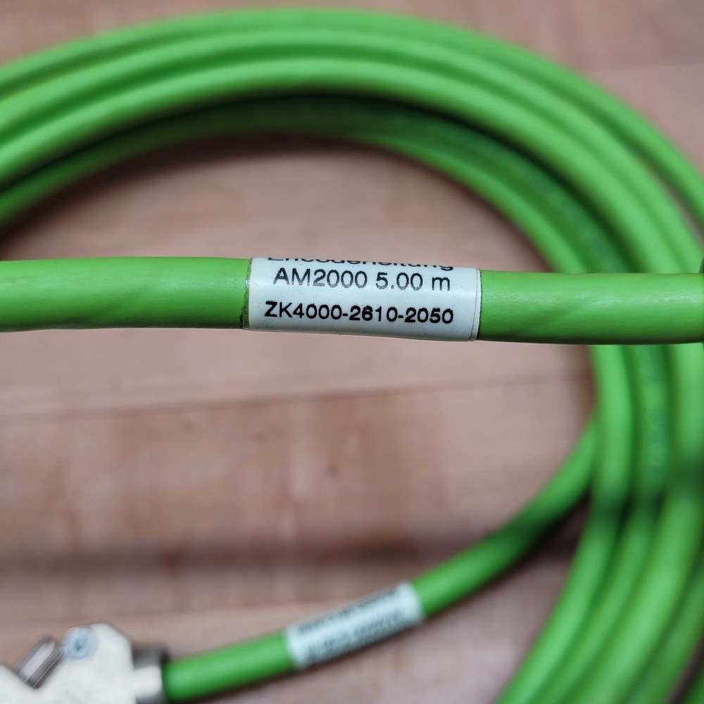 BeckHoff ZK4000-2610-2050 Encoder Cable, Green, 5M - NEW
