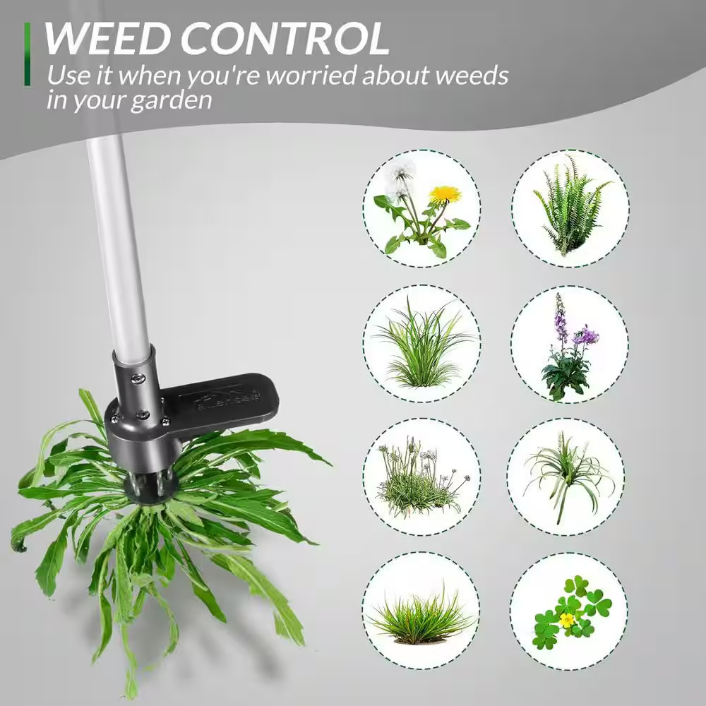 Upgraded Stand up Weed Puller Tool Long Handle 5 Claw Garden Weeder for Dandelio