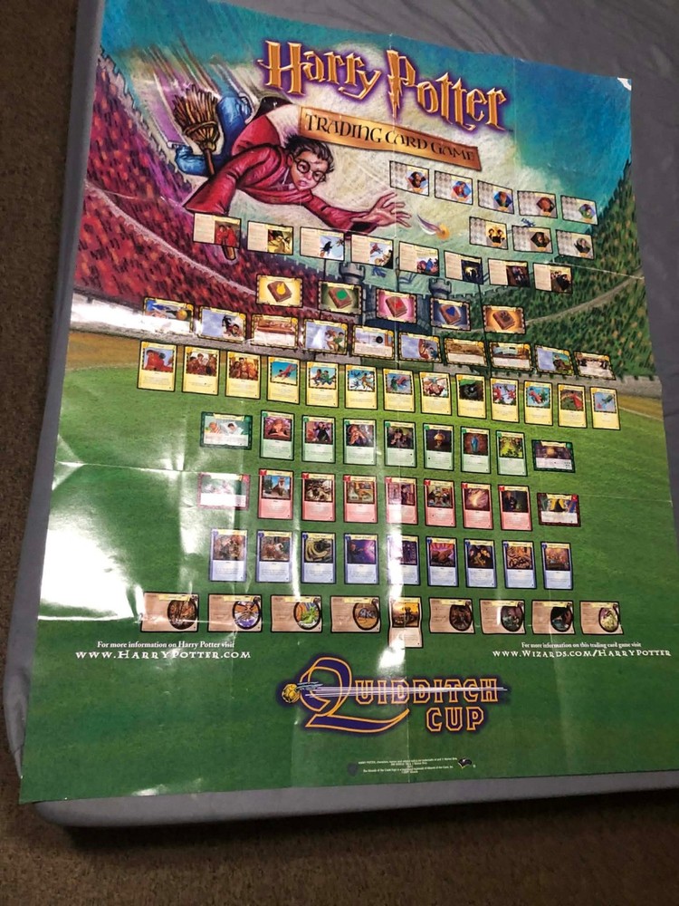 harry potter tcg quittich cup complete set 110/110