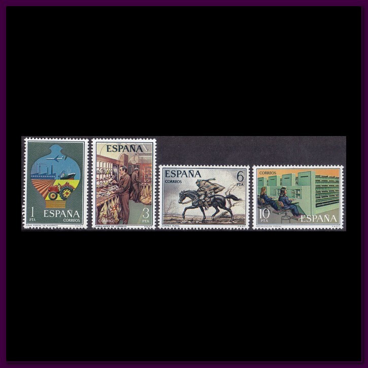 Spain - 1976 (2329-2332) Mint never Hinged - Postal Service