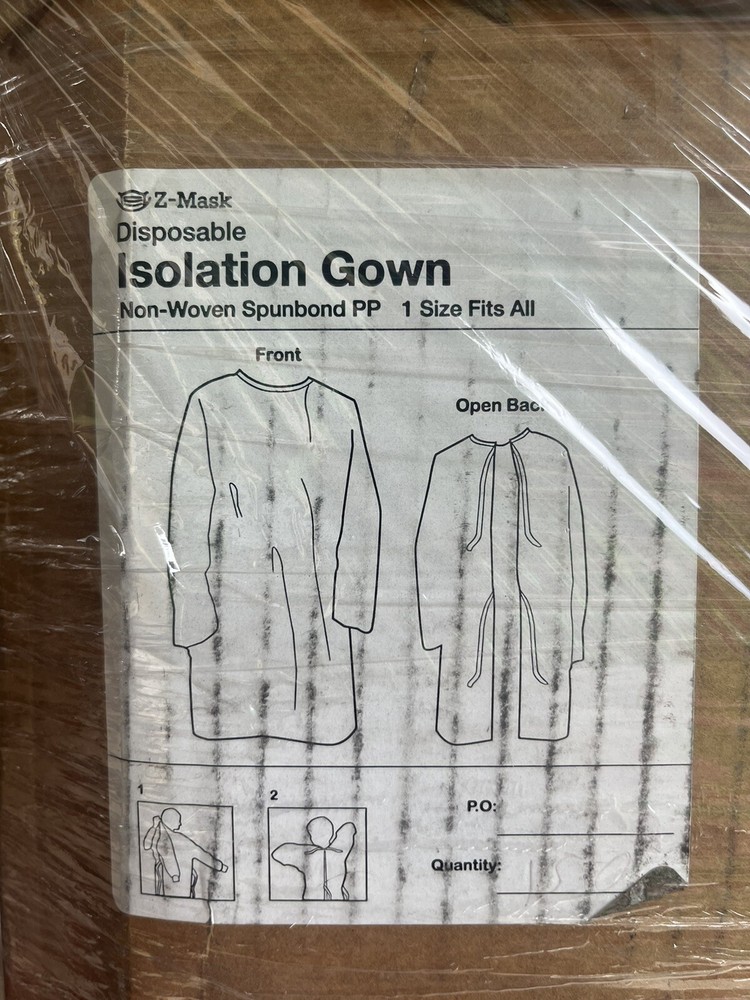 disposable isolation gowns