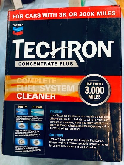 2PACK Chevron Techron CONCENTRATE PLUS complete Fuel System Cleaner 2/ 20 OZ.