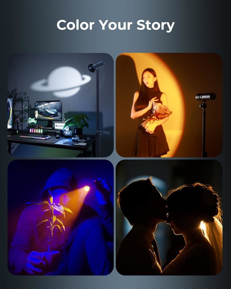 SmallRig RF 10C mini Spotlight LED Flashlight with 22" Magic Arm with Clamp