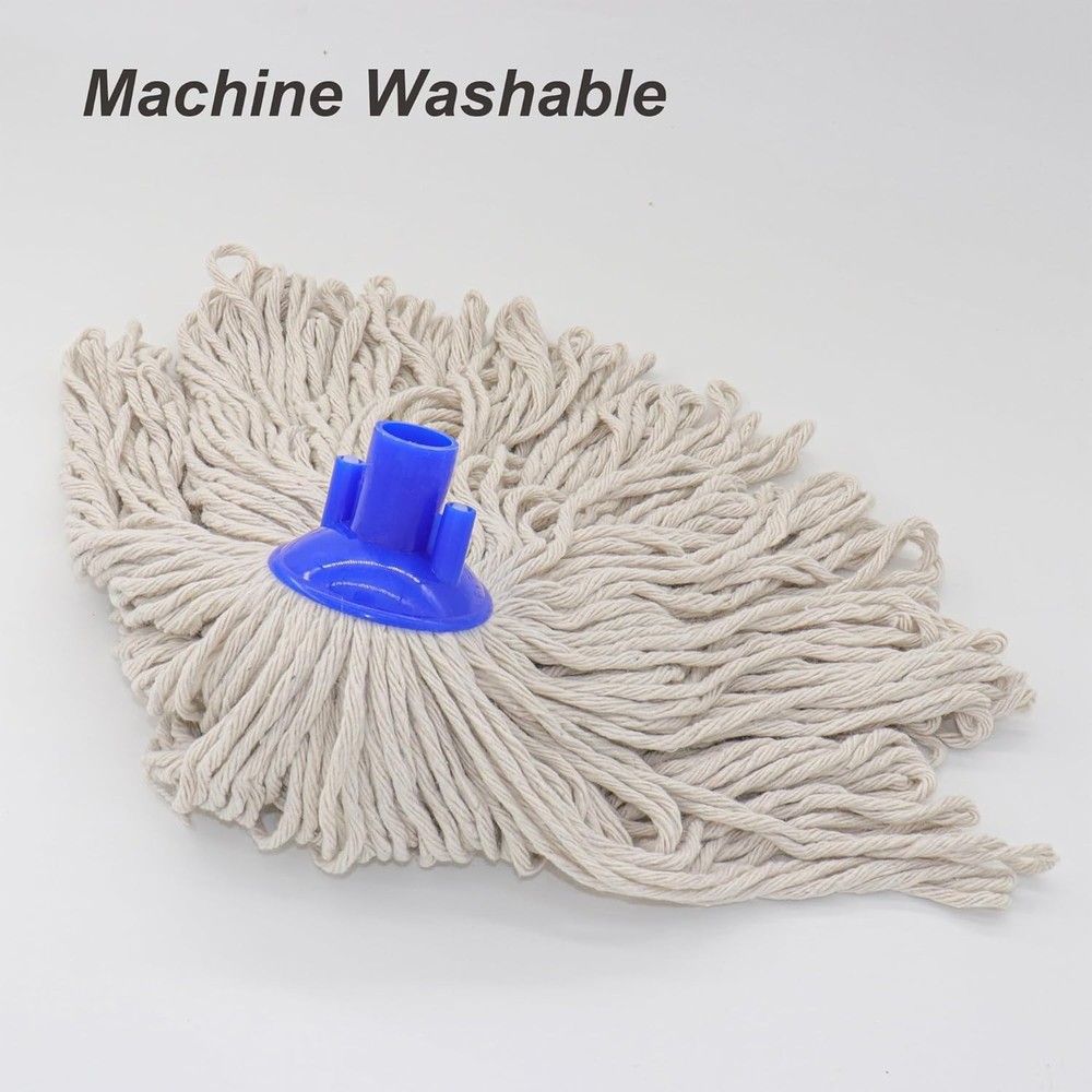 Cotton String Screw on Mop Replacement Head Compatible with All Standard US T...
