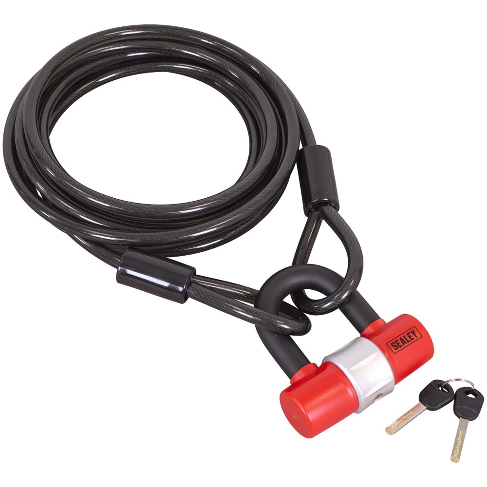 Sealey SHGCL5 5M Motorcycle Cable Lock