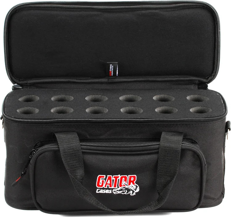 Gator GM-12B Padded 12 Microphone Bag