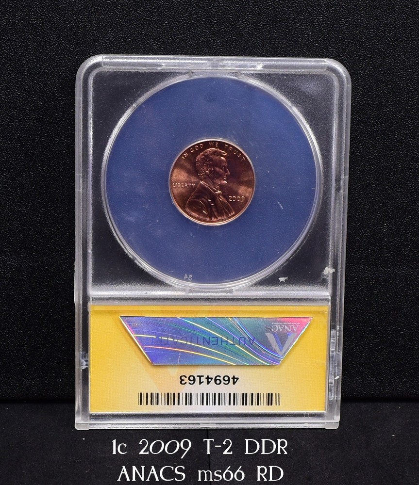 2009 T-2 Formative Years Lincoln Cent - ANACS MS66 Red (Bulk)