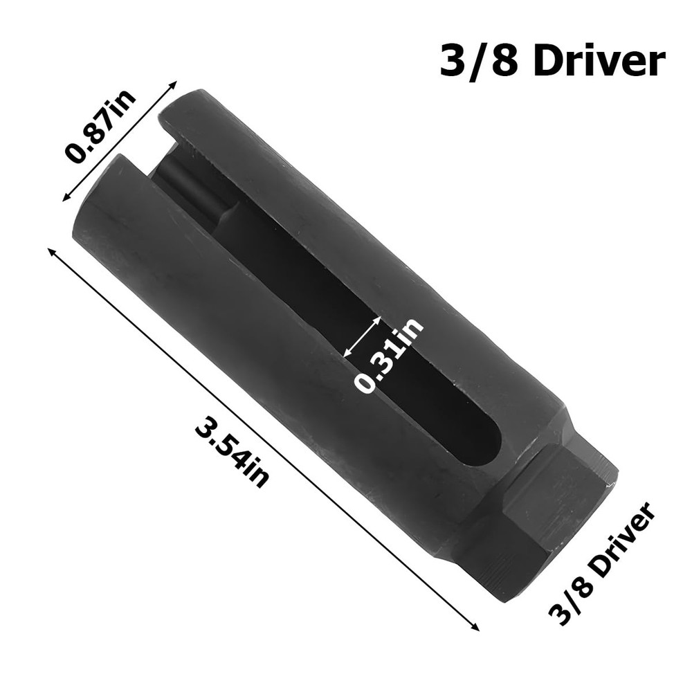 Osilly Car Oil Pressure Sensor Socket, 6 Small Opening, Black Opening