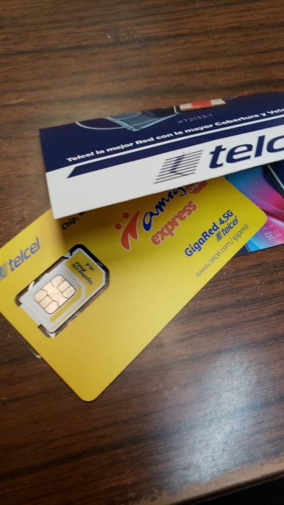 Telcel 5G Lada CDMX Chip