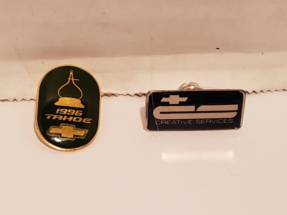 Lot of 4 GMC -  Chevy Logos hat pins