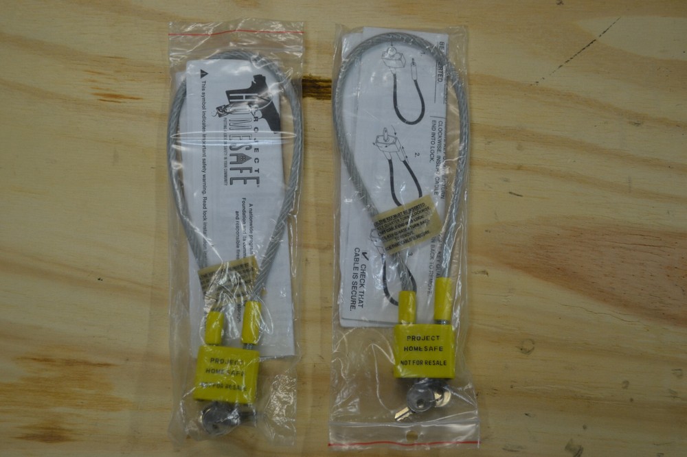 15" Gun Cable Locks