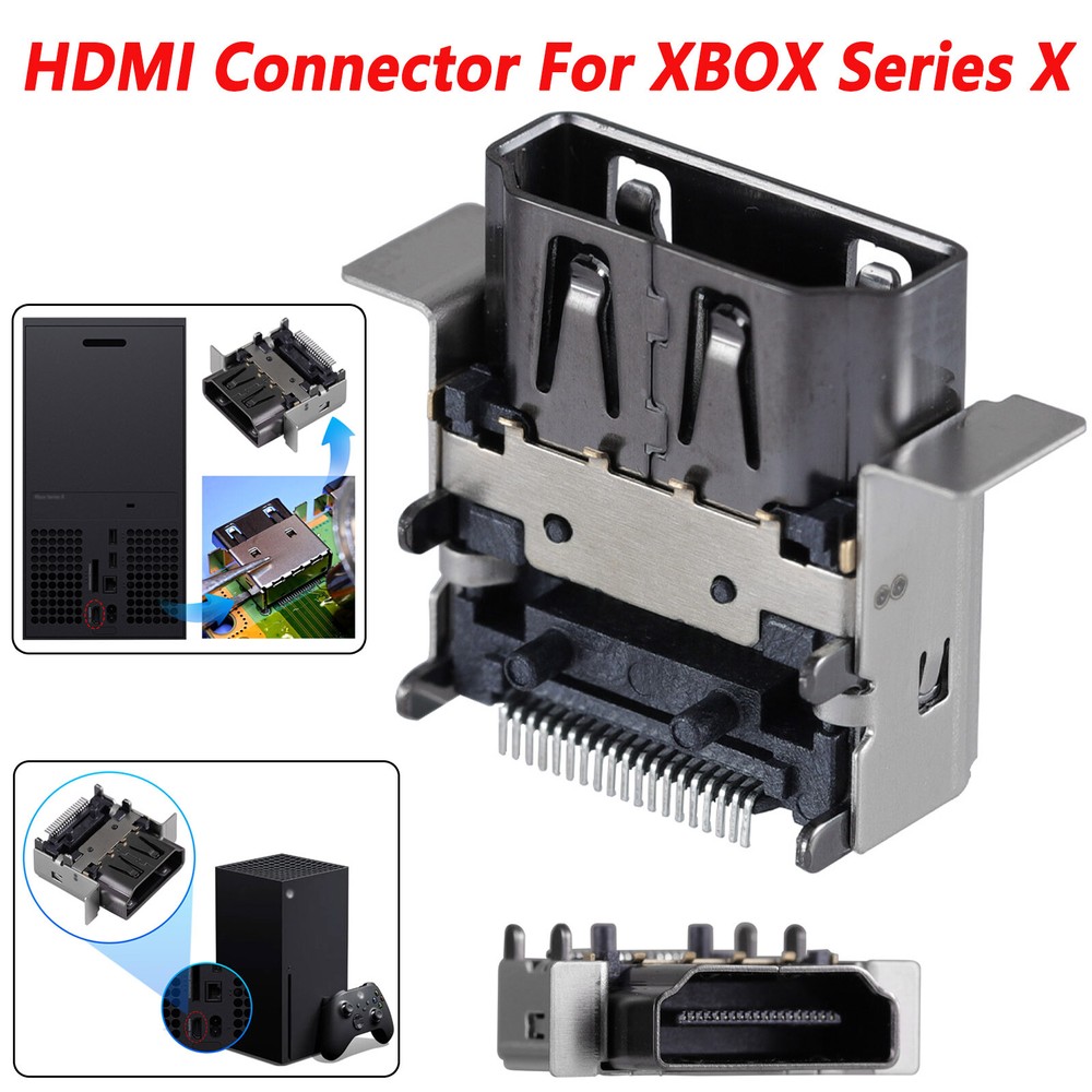 Replacement HDMI Port Connector Socket Motherboard For Microsoft Xbox Series X