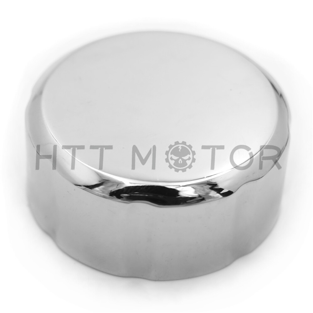 Chrome Fluid Reservoir Cap For Motorcycle w/ Outside Diameter 40mm