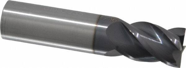 Accupro 7/16", 5/8" LOC, 7/16" Shank, 2" OAL, 4 Flute, Solid Carbide Square E...