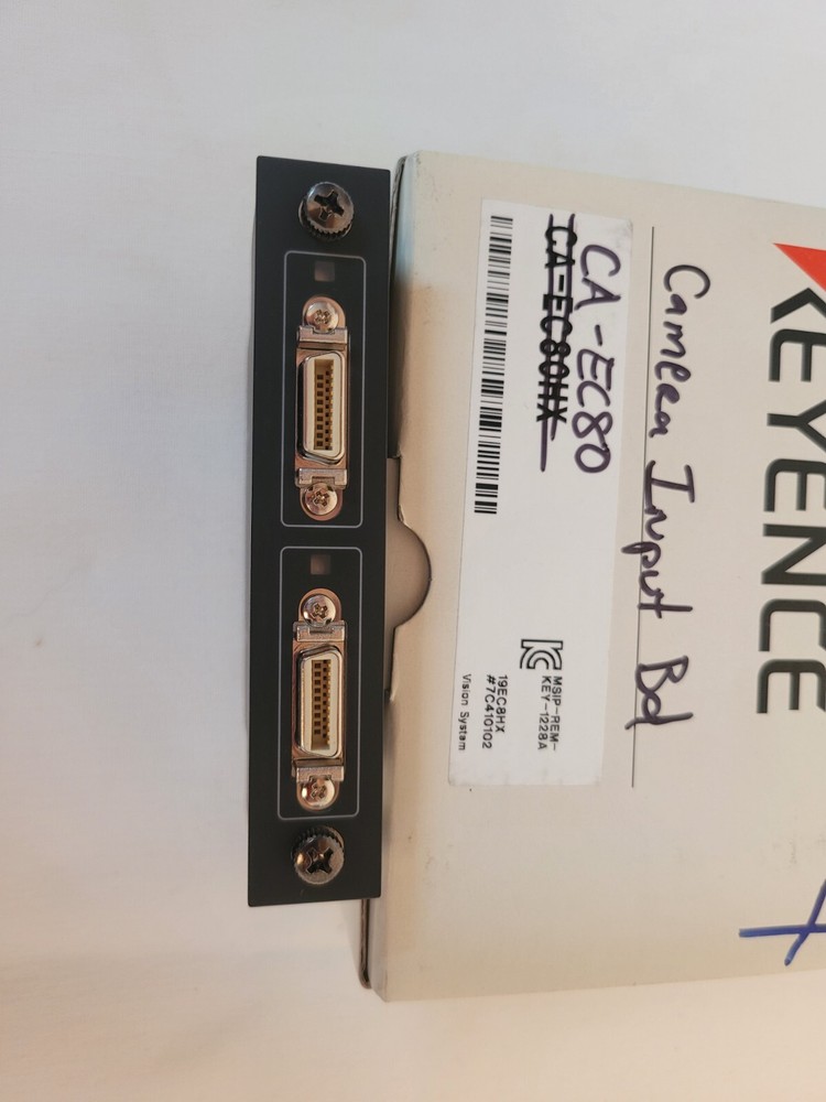 Keyence CA-EC80 CAEC80 Area Camera Input Unit for Vision System New Open Box