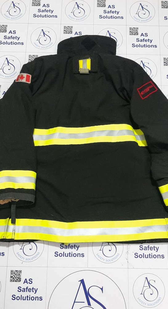firefighter jacket black NFPA Lion Make