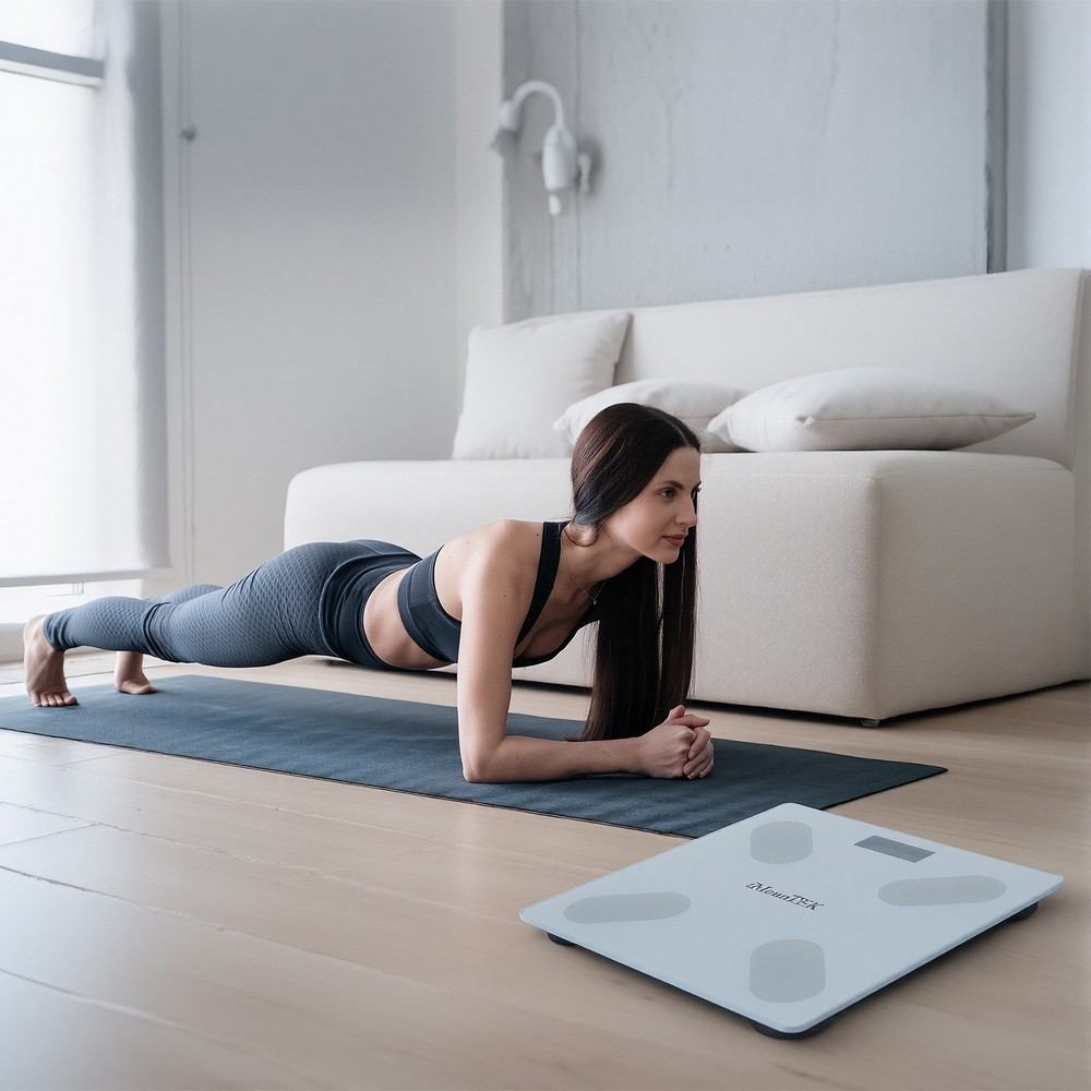 Digital Smart Scale for Body Weight & Composition BMI App Sync LCD Display