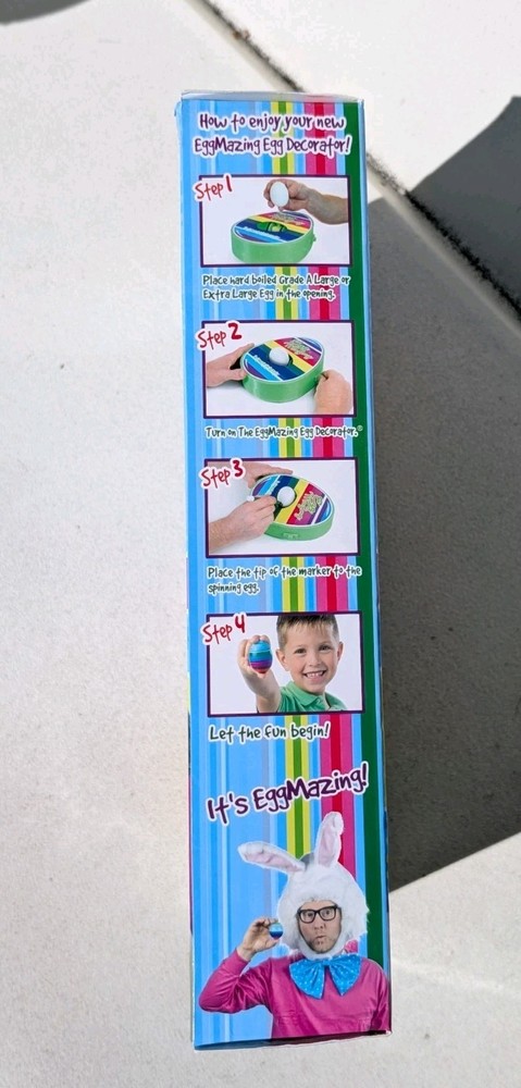 New sealed The EggMazing Easter Egg Spinner Decorator, Retail $28