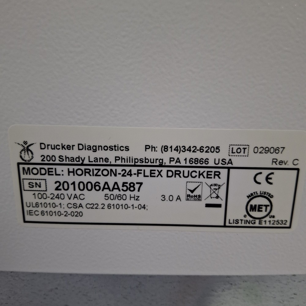 Drucker Diagnostics Horizon 24 Flex Centrifuge